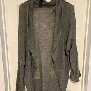 H&M Gray Knit Cardigan Sweater size M/L